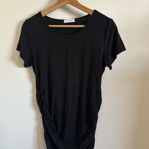 Maternity Short Sleeve Top - Black